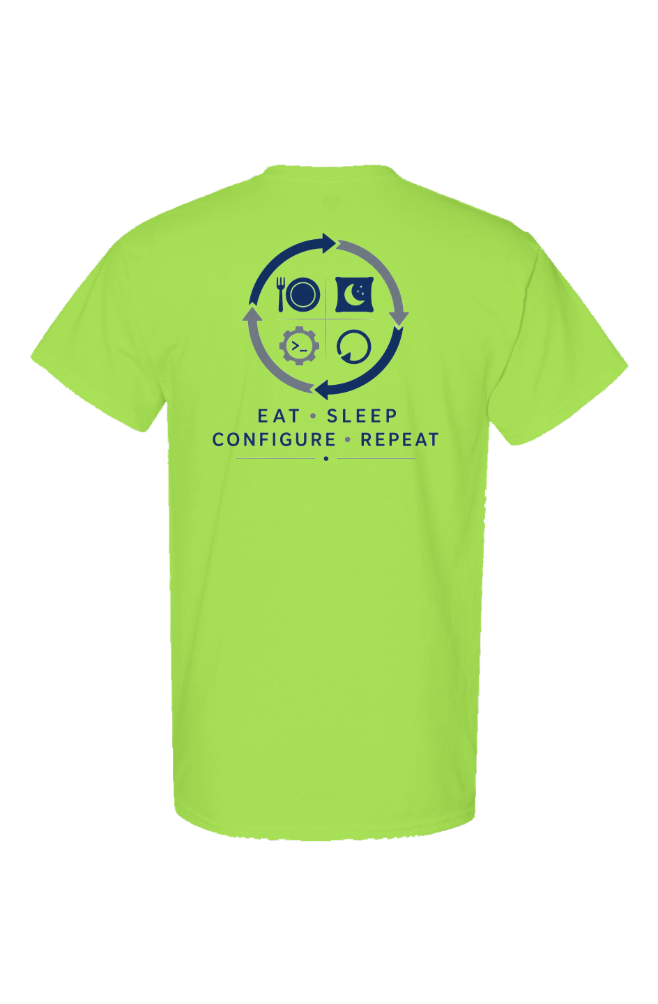 PacketChasers Neon Safety Color Network Engineer T Shirt