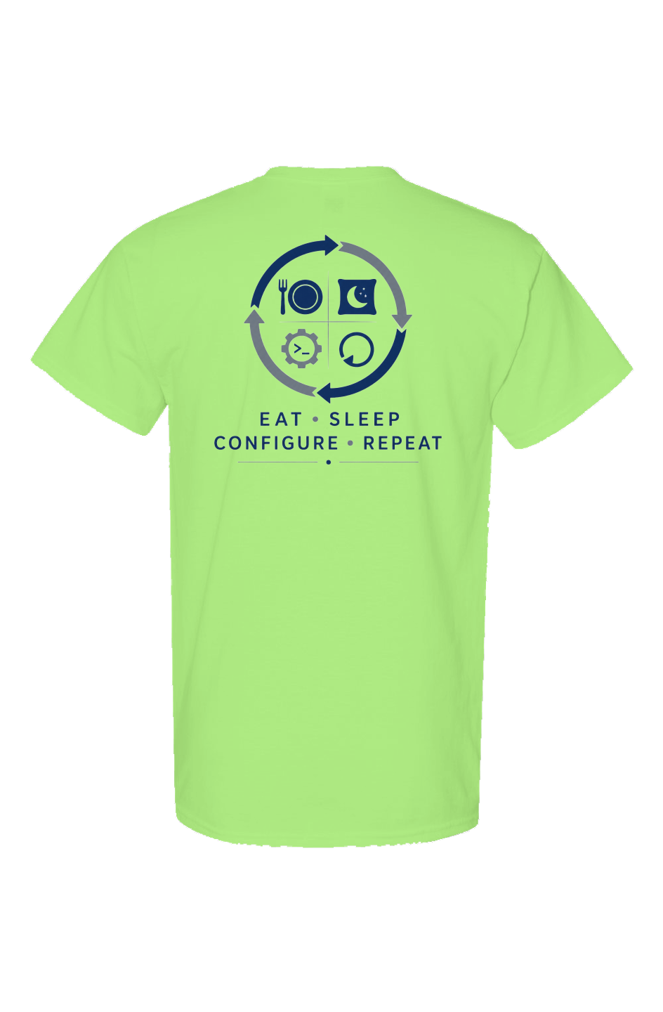 PacketChasers Neon Safety Color Network Engineer T Shirt